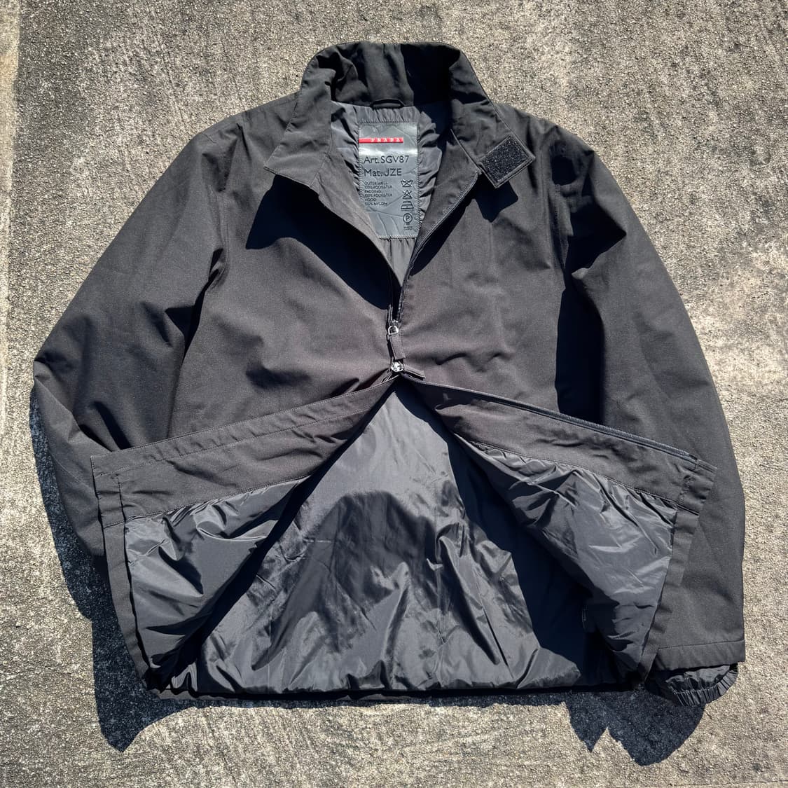 [L] Prada Sport 프라다스포츠 SGV87 나일론 자켓 상품이미지3