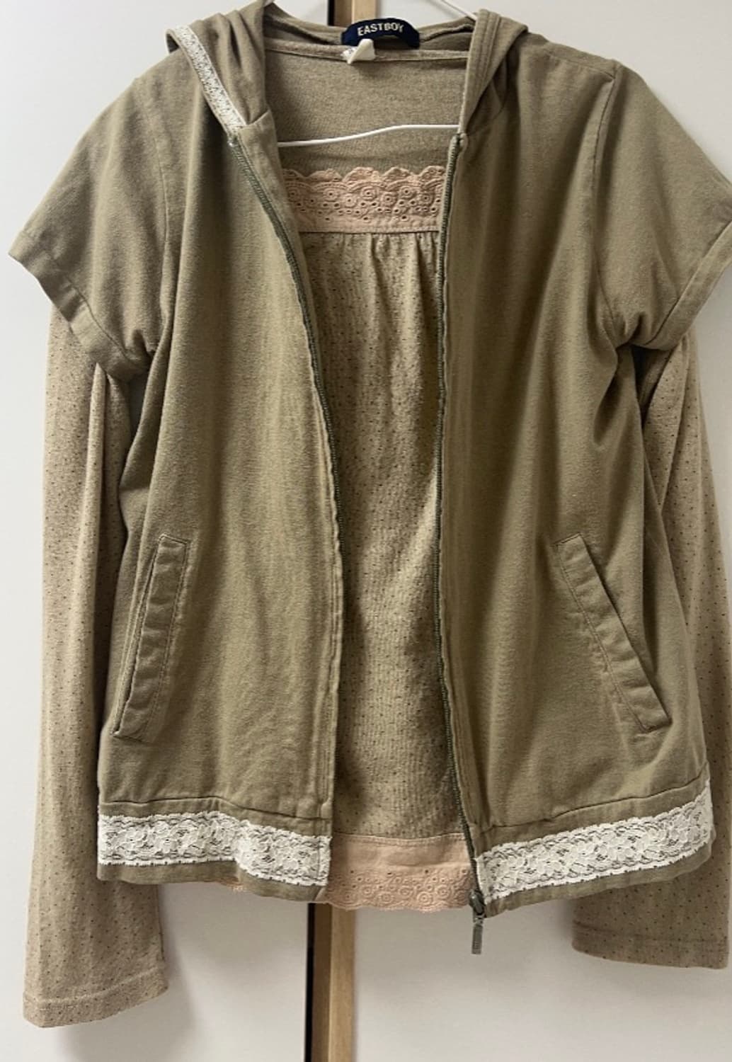 모리걸 레이스t+반팔후드집업 상품이미지1