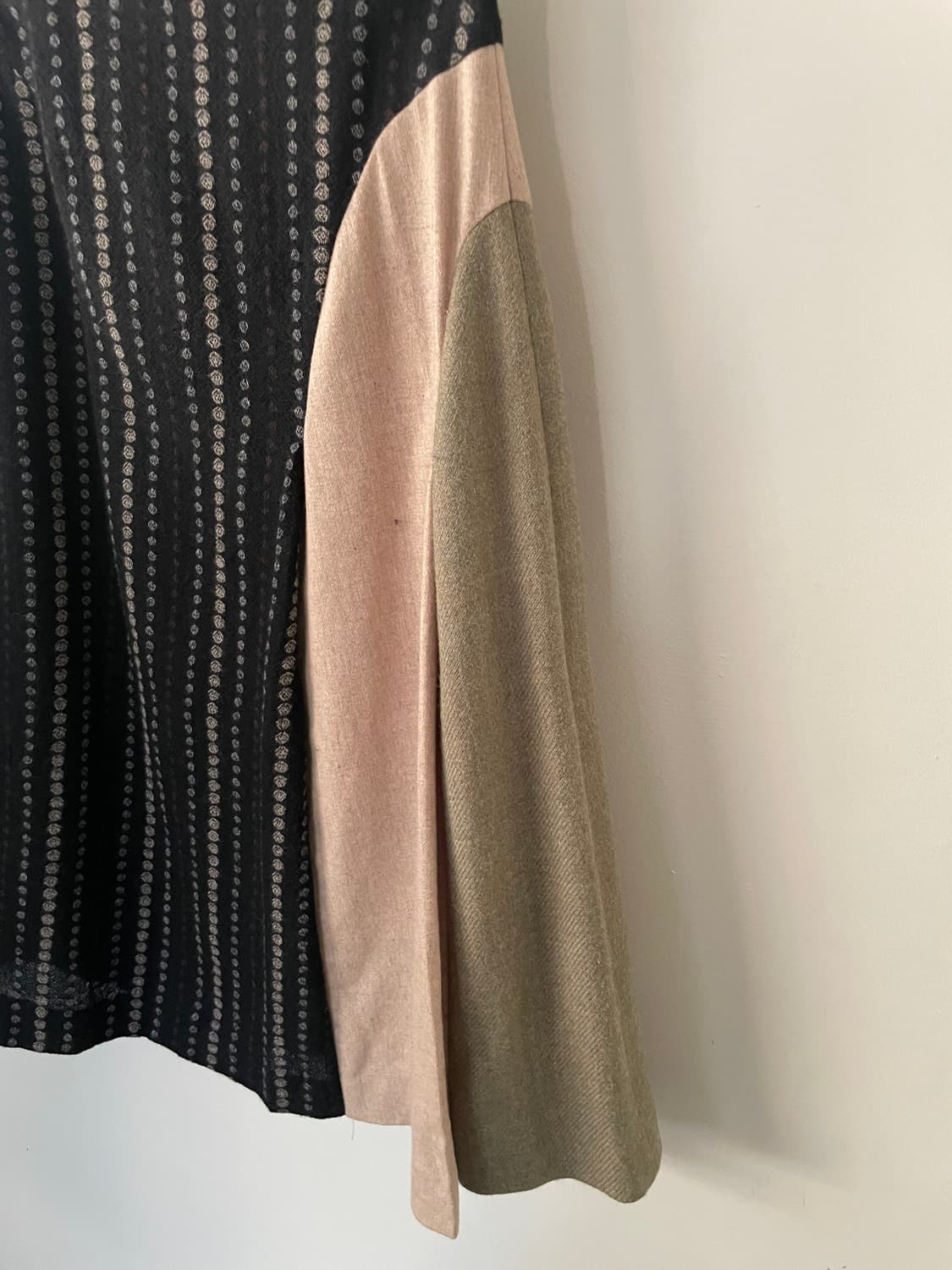 vintage dot pattern flare wool skirt 상품이미지8