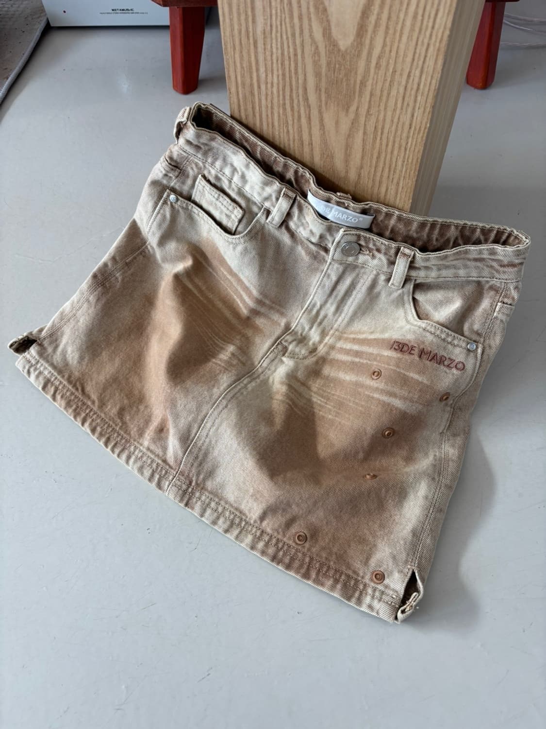 (New) 13de Marzo Denim Skirt 상품이미지1