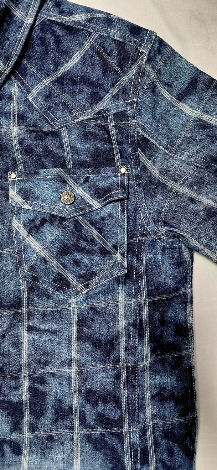 semanticdesign 데님 체크 남방 L (무료배송) 상품이미지3