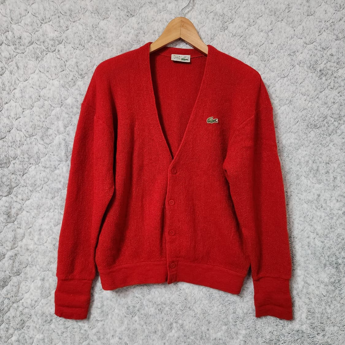 H470 [105] 라코스테 서광 빈티지 니트 가디건 상품이미지1