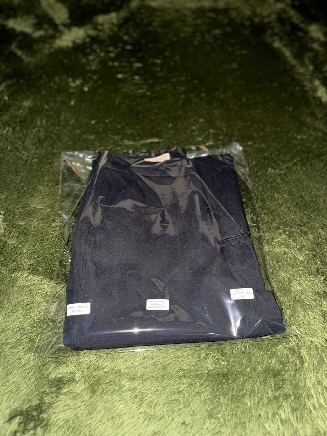 [2] 브룩스 브라더스 레드 플리스 사이드 지퍼 트라우저 블랙 상품이미지10