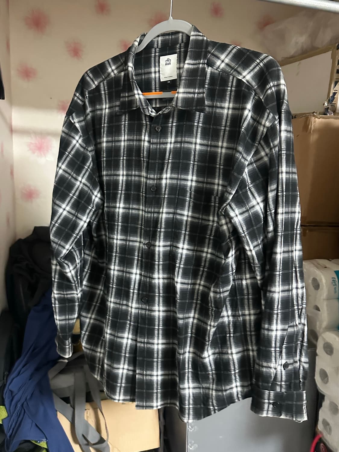 폴리테루 루즈드 체크 셔츠 3 상품이미지1