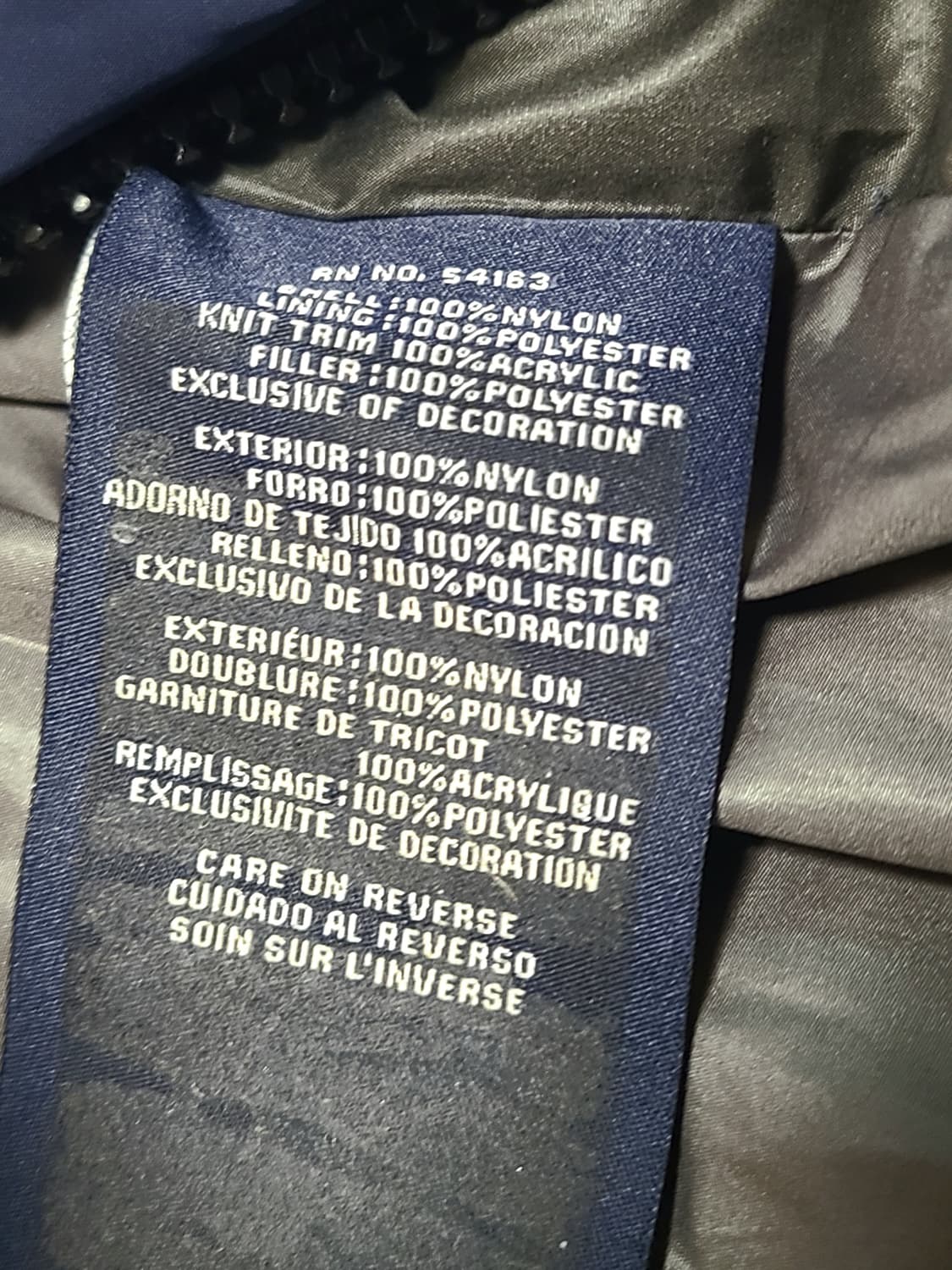 타미힐피거 네이비 남성 포켓 패딩 점퍼 100 상품이미지6