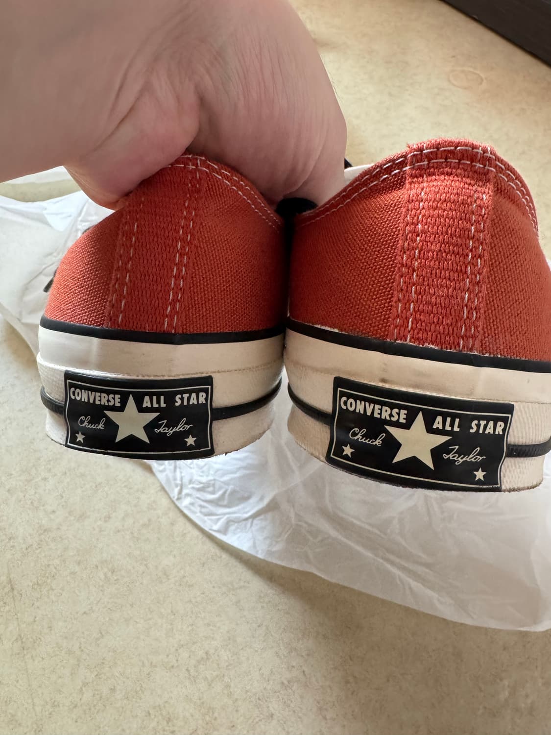 컨버스 척테일러 올스타 로우 오렌지 290 판매합니다! 상품이미지3