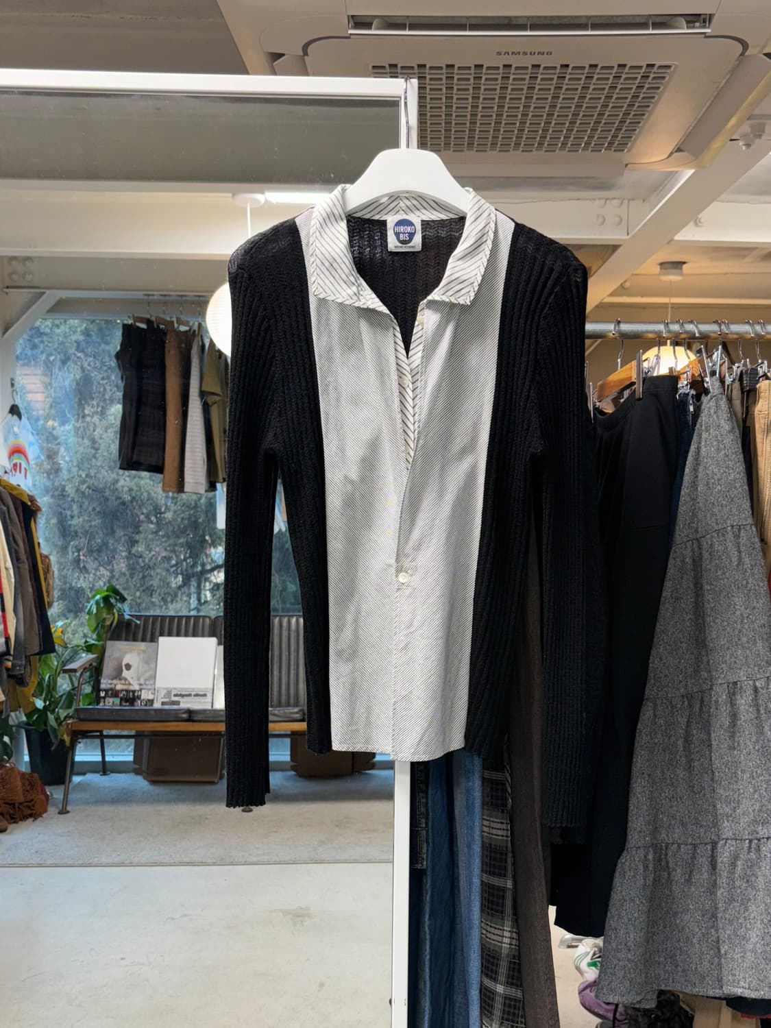 히로코 비스 레이어드 가디건 상품이미지1