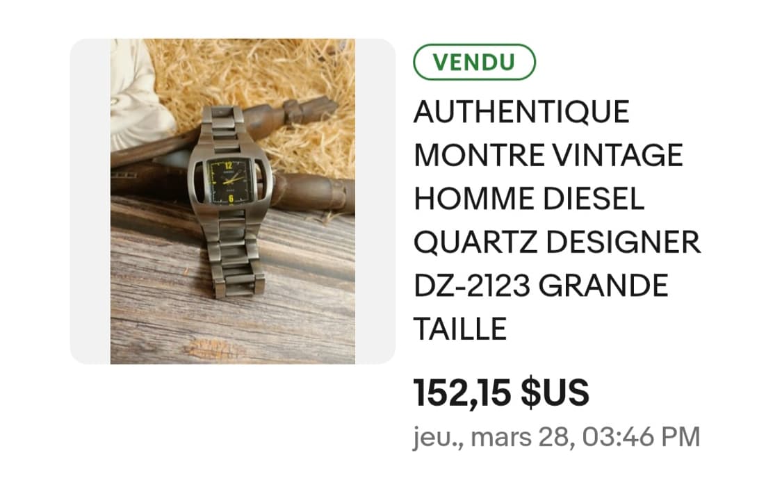 디젤 dz 2123 빈티지 워치 상품이미지2