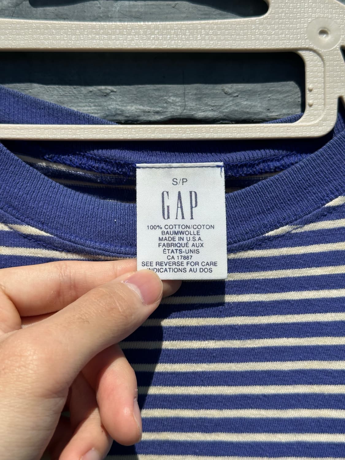 90s old gap border t shirt 올드갭 보더 티셔츠 상품이미지2