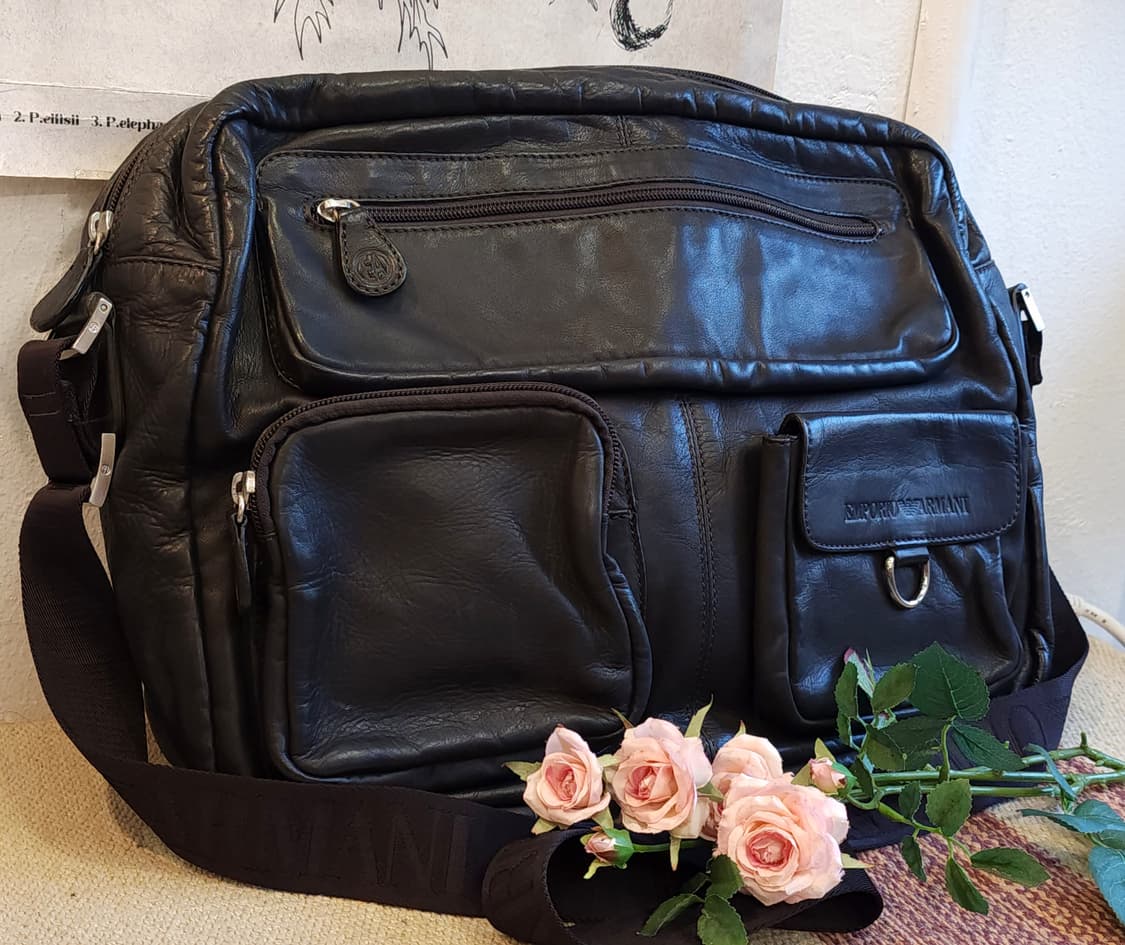 엠포리오 아르마니 크로스백 레더 메신져백 브리프케이스 상품이미지2