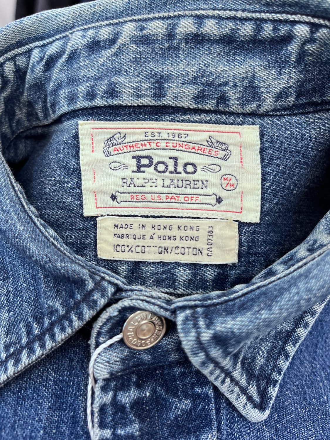 폴로 랄프 로렌 더블 포켓 데님 셔츠 상품이미지7