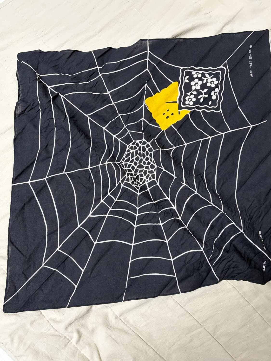 캐피탈 반다나 스카프 블랙 상품이미지2