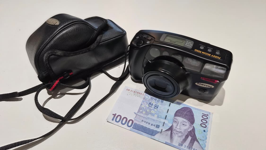 작례O 심혜진 필카 삼성 퍼지줌 1050 필름카메라 빈티지 필카 상품이미지1