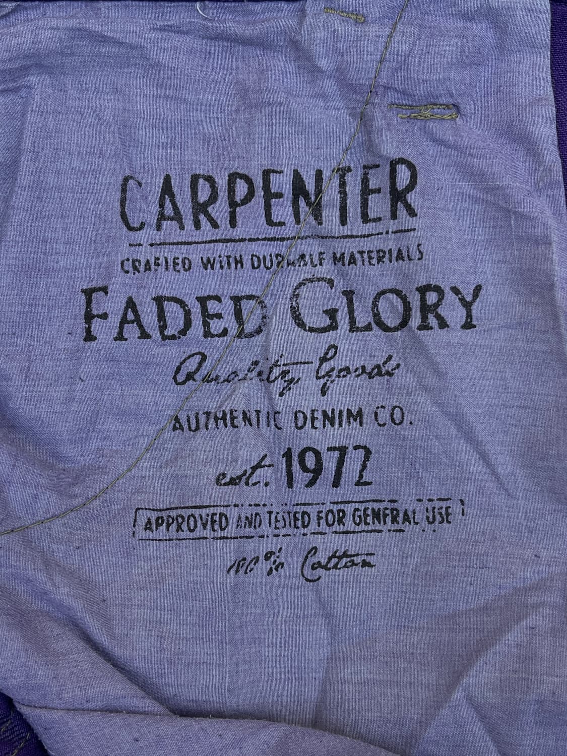 페이디드 글로리 퍼플 카펜터 데님  상품이미지9