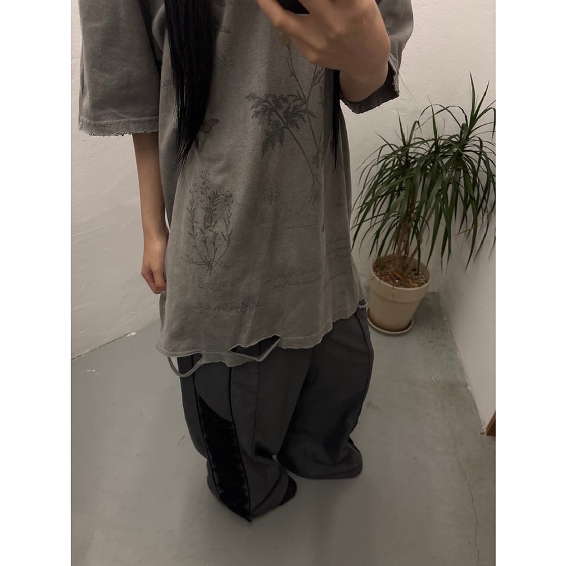 안셀름 ANCELLM Botanical T-shirt 상품이미지4