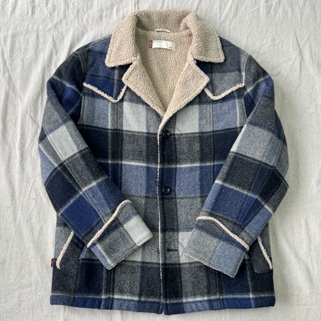 리바이스 빈티지 웨스턴 체크 울 자켓 M 상품이미지1