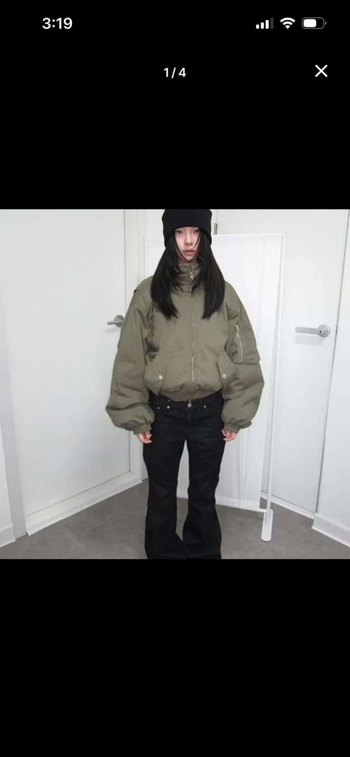 (카키) HUNTER TWO-WAY BOMBER JACKET 상품이미지1