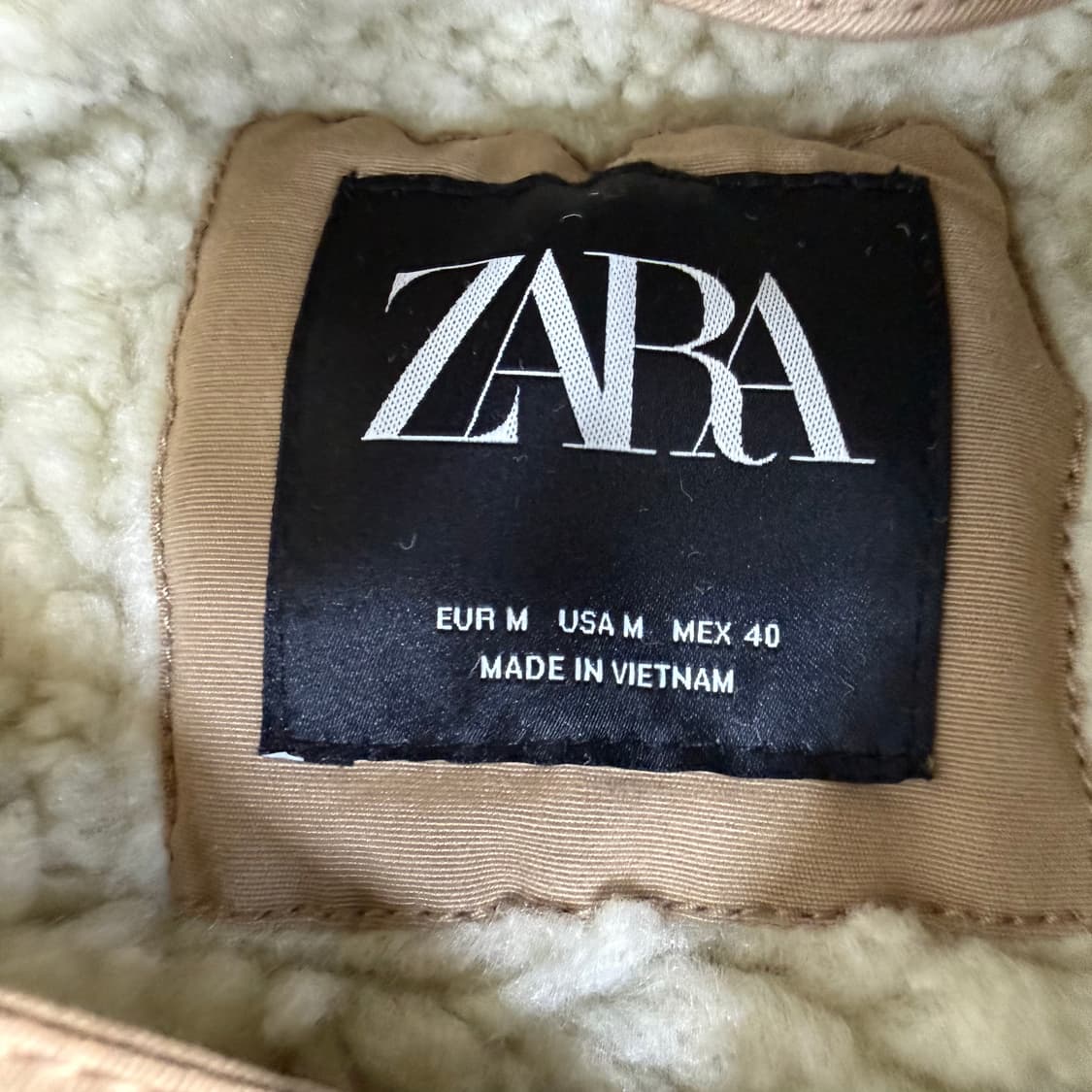 M 자라 포우 시어링 콤비 파카 0210T 상품이미지3