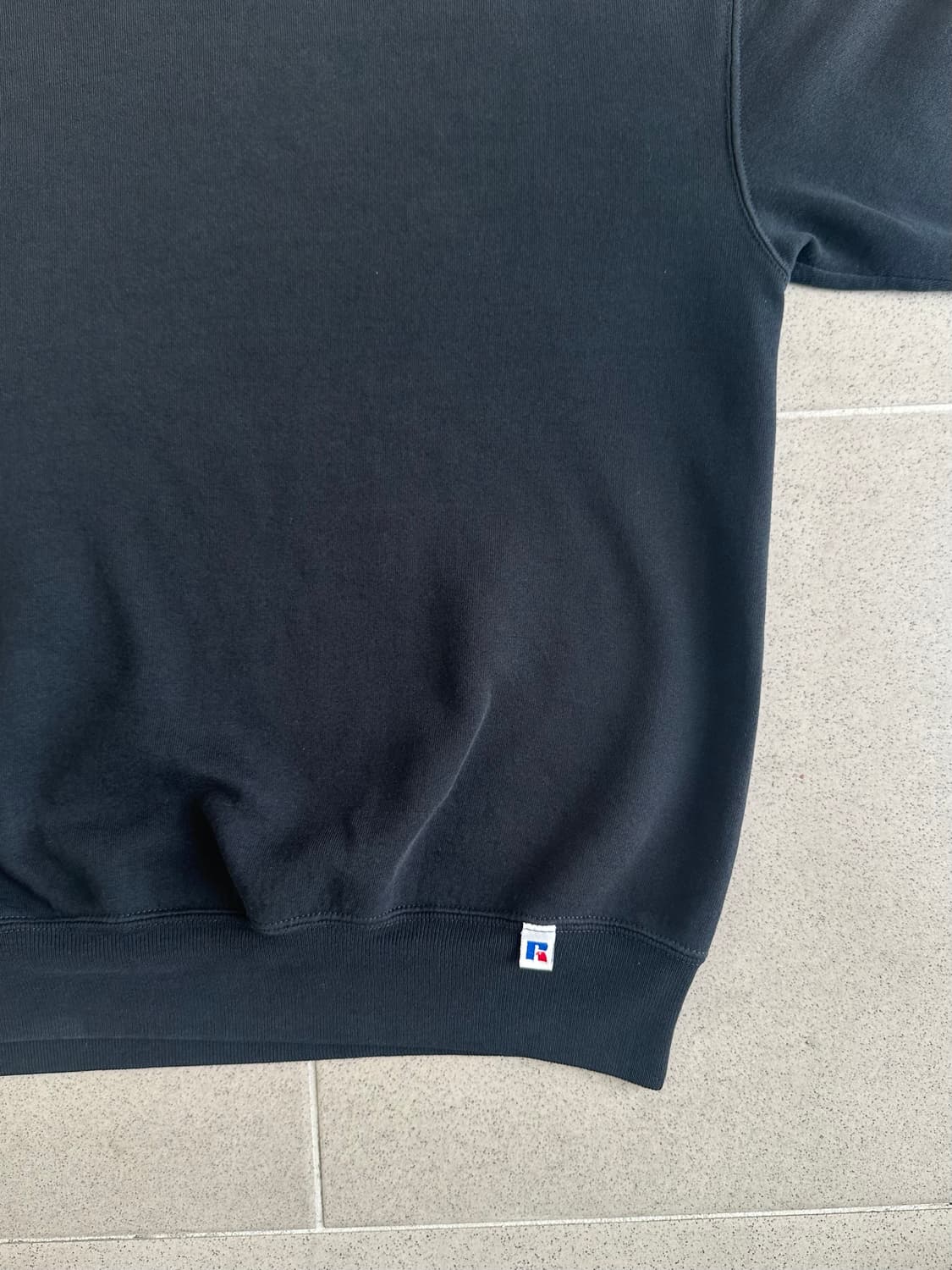 90s 빈티지 러셀 스웻셔츠 블랙 XL USA 상품이미지5