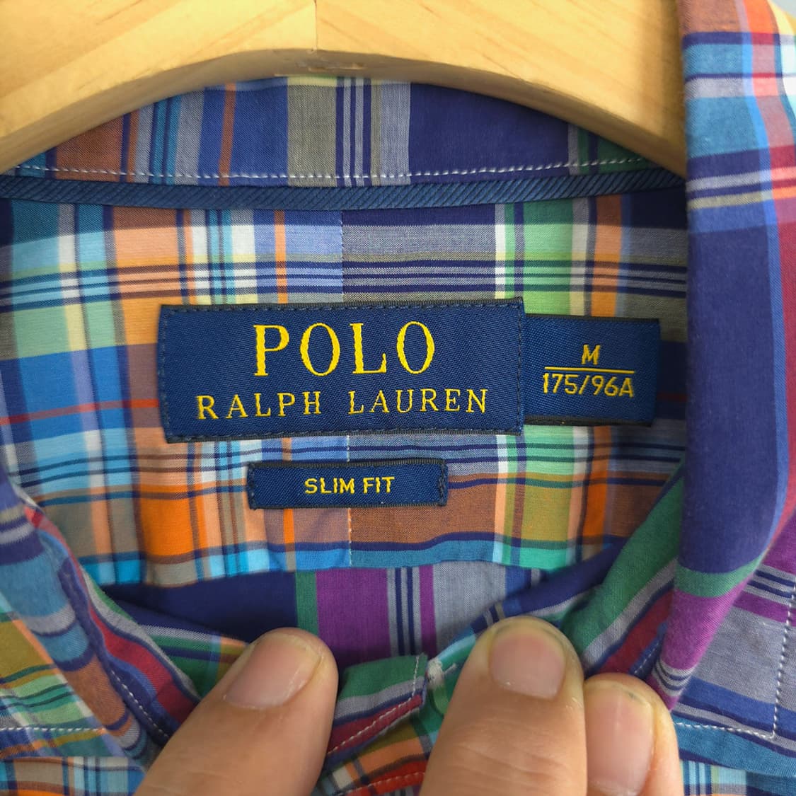 폴로 랄프로렌 Polo Ralph Lauren 슬림핏 체크 셔츠 M 상품이미지6