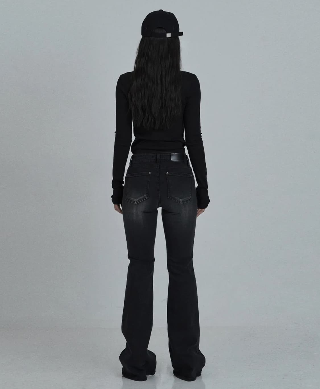 오도어 빈티지 로우진 블랙 상품이미지1