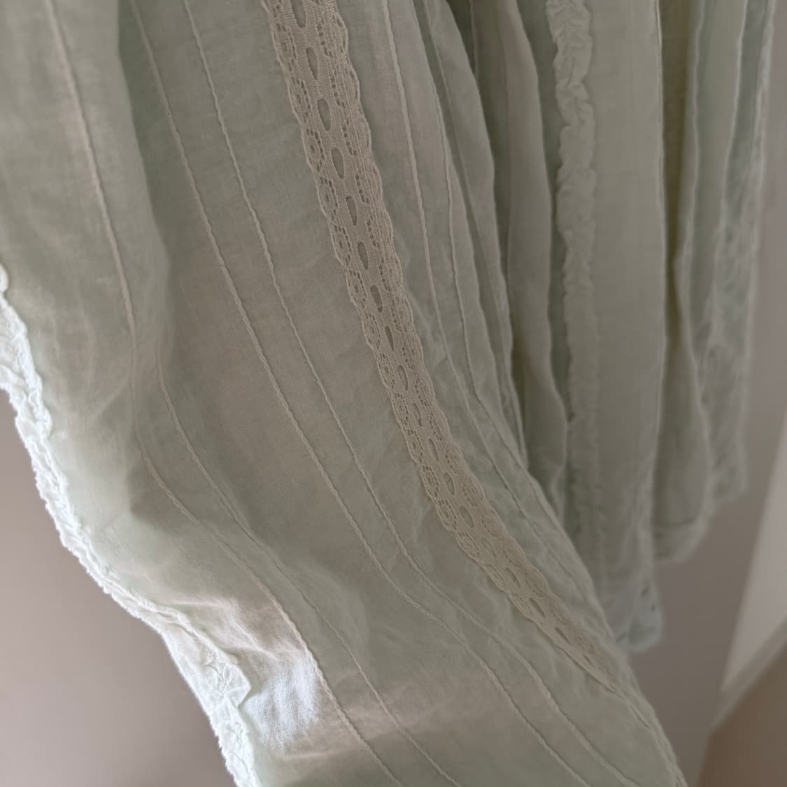 Issey miyake Haat 이세이미야케 하트 민트 스커트 상품이미지2