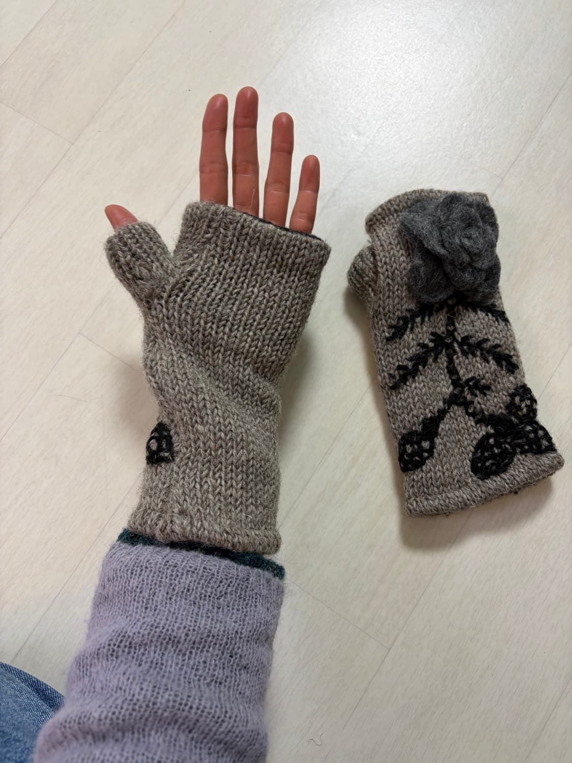 일본 핸드니트 장갑 상품이미지2
