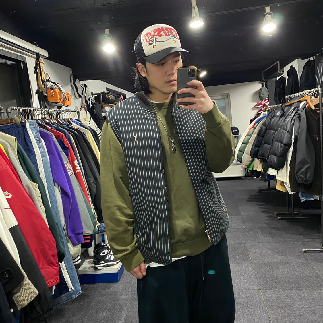 입 생로랑 리버시블 패딩조끼 상품이미지7