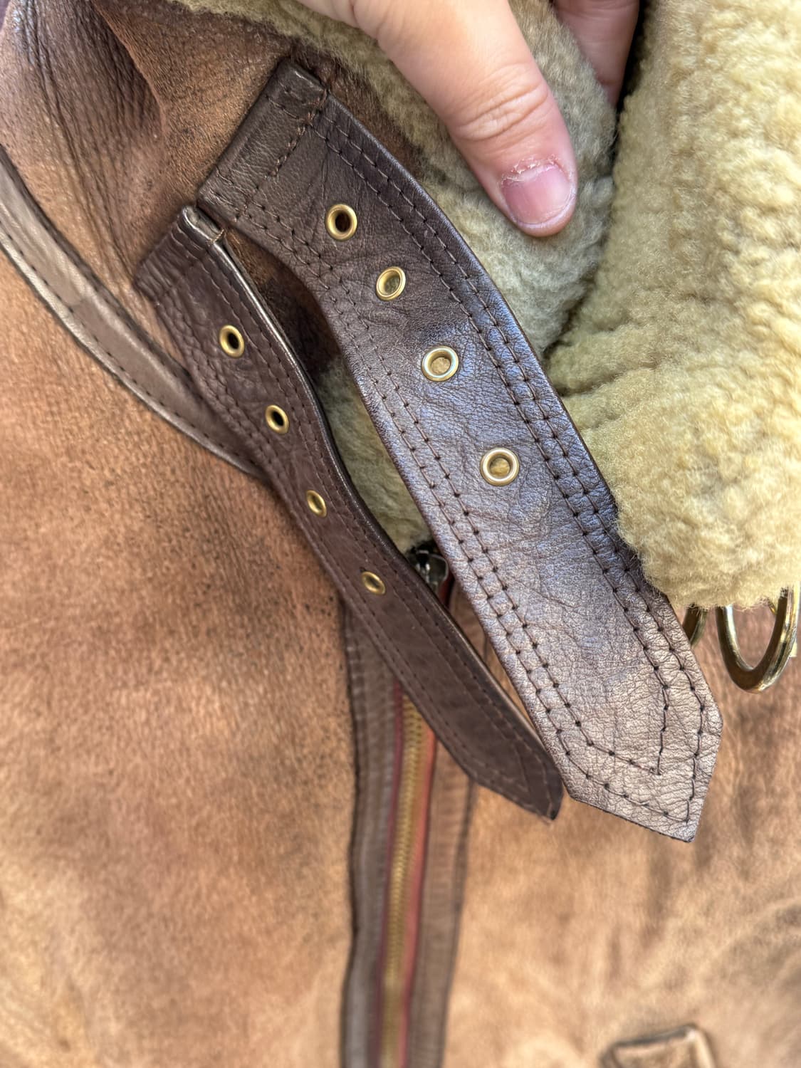 미공군 오리지널 양가죽 B-3 무스탕  상품이미지5