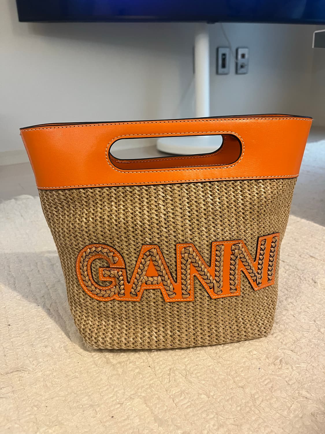 Ganni 라탄백 새상품 상품이미지1