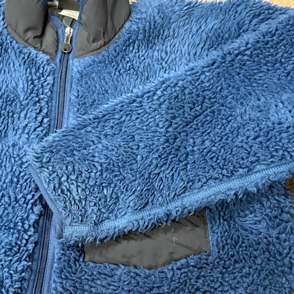 [M] USA 파타고니아 딥파일 후리스 가디건 자켓 네이비 플리스 상품이미지5