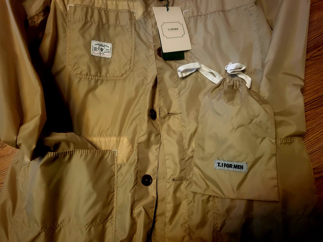 [택달린 새상품] 티아이포맨 레인코트 겸용 트렌치코트 상품이미지5