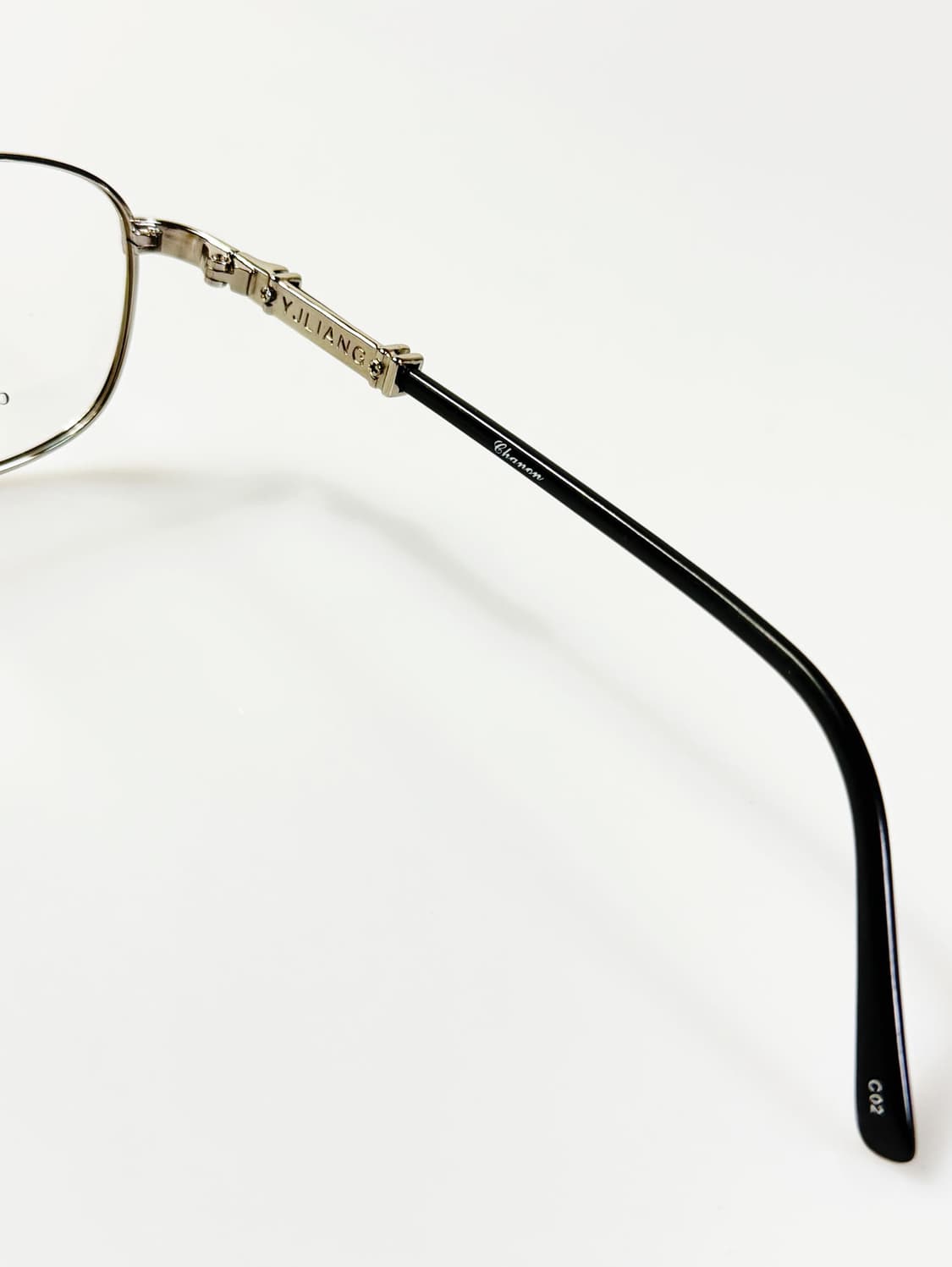 90s CHANON 실버 메탈 슬림 스퀘어 빈티지 안경 상품이미지7