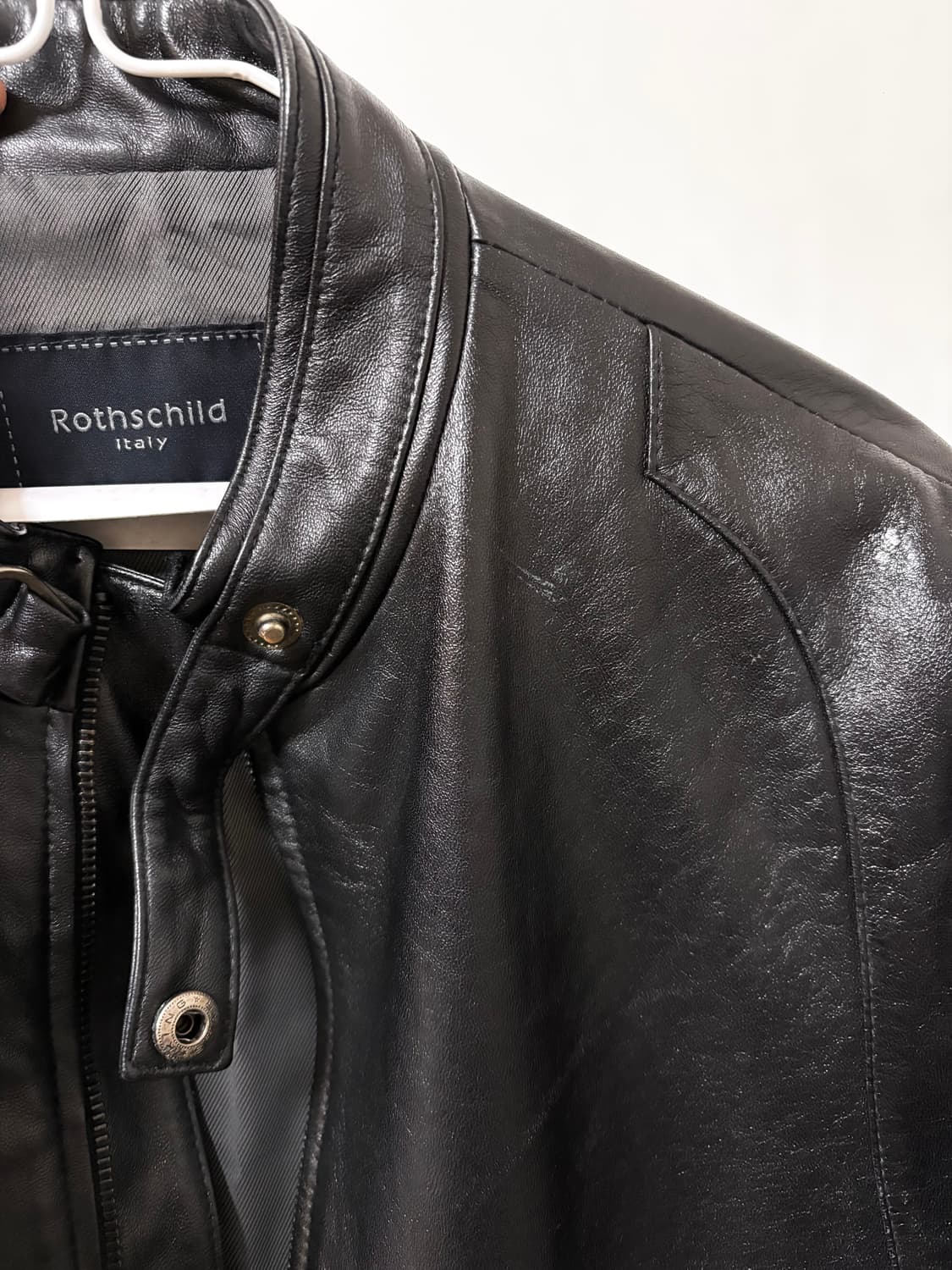 블랙 양가죽 레더자켓 가죽자켓 상품이미지5