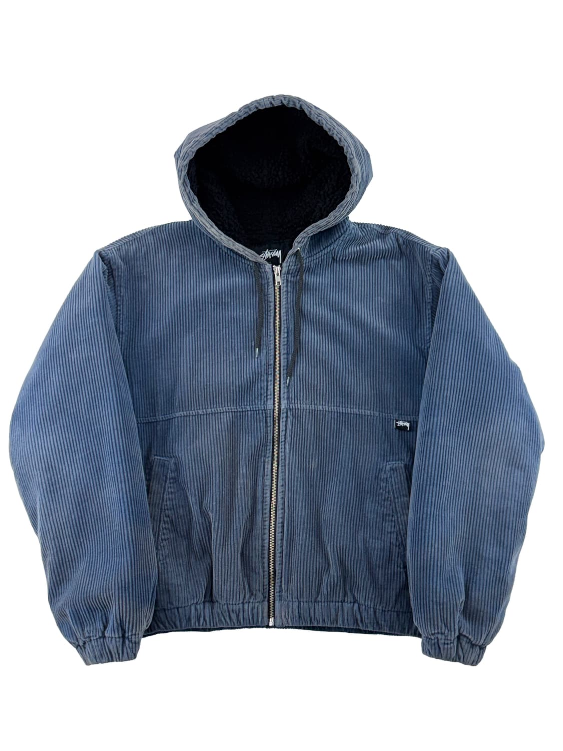 스투시 와이드 웨일 워크 자켓 네이비 상품이미지1