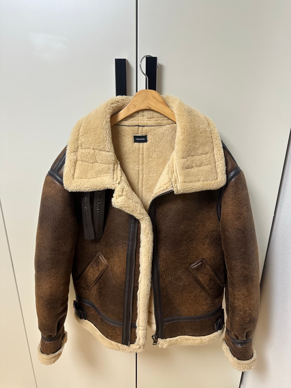 L) 피콕 무스탕 팝니다 상품이미지1