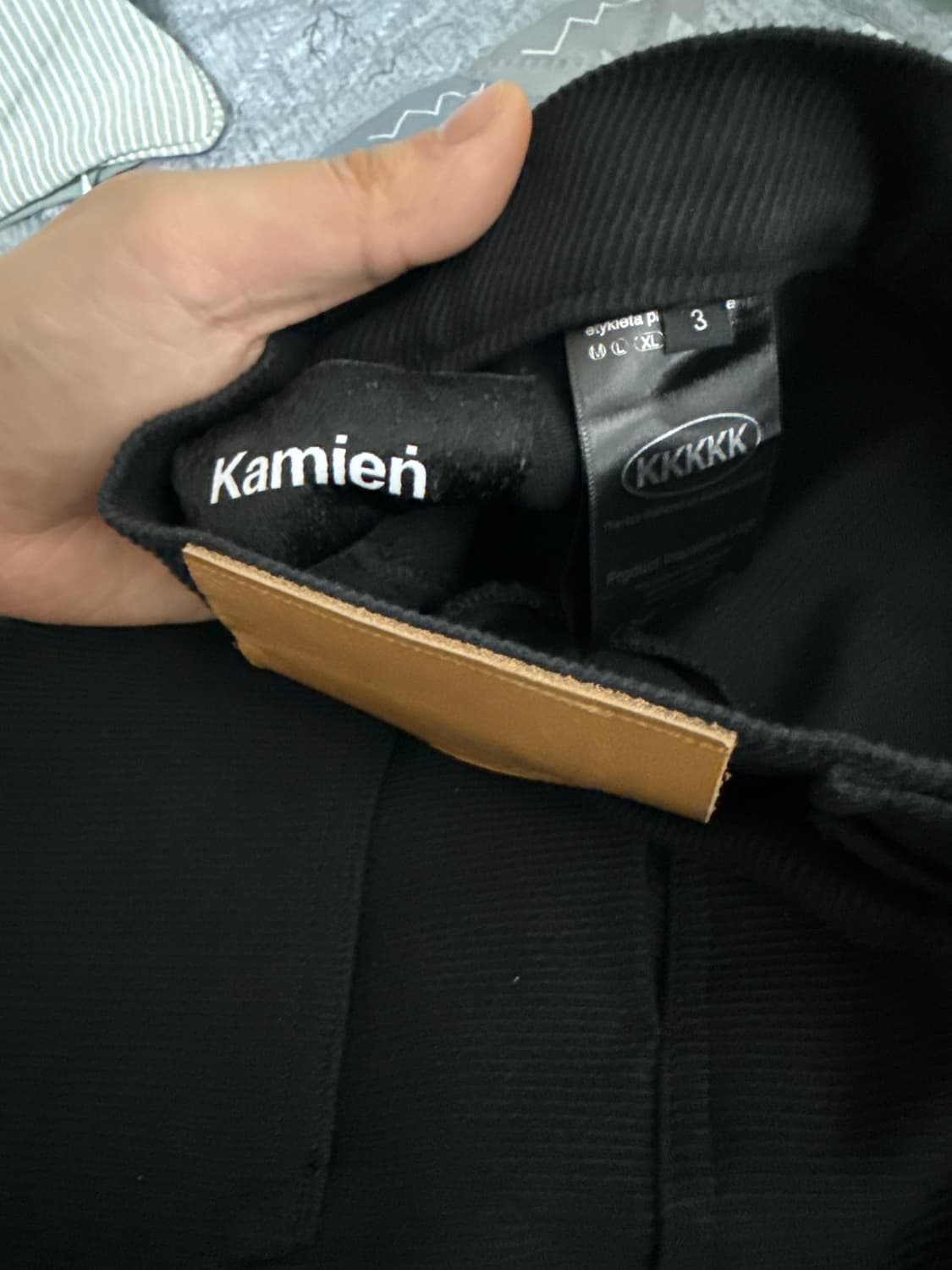 카미엔 타이탄 배기 팬츠 블랙 3사이즈 상품이미지4