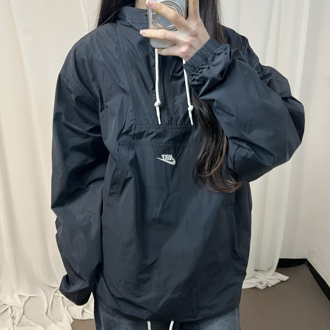 Nike black anorak  상품이미지3