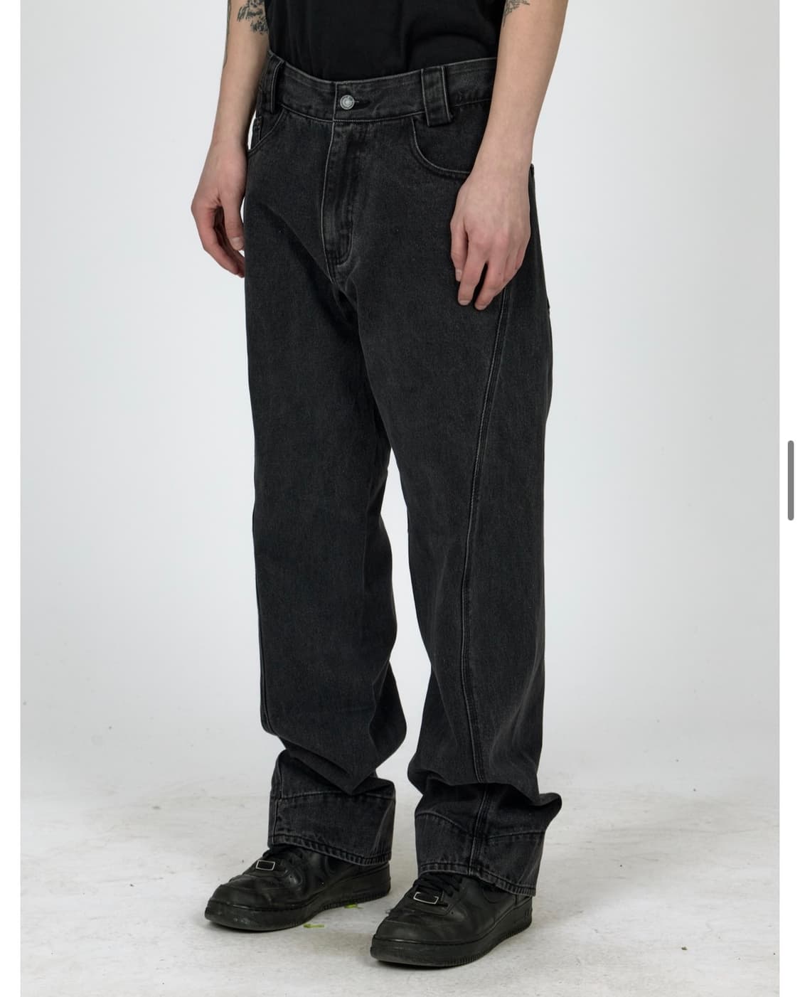 MPa DRIFT DENIM PANTS (BLACK) 상품이미지2