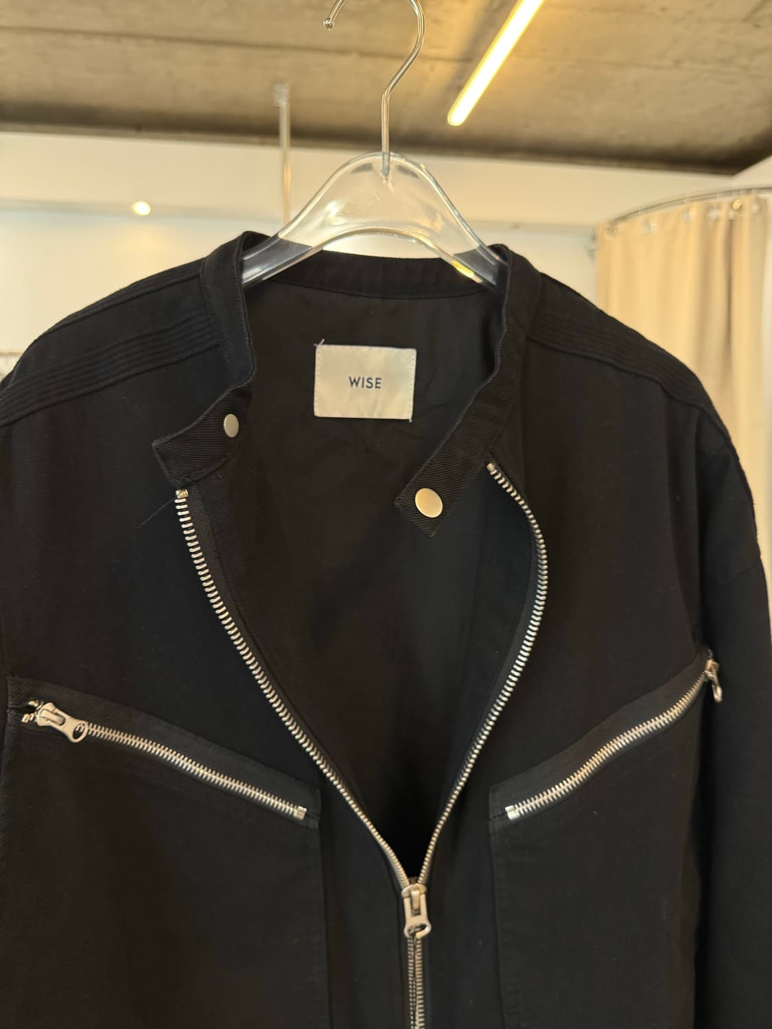 Wise Denim Black Jacket 상품이미지5