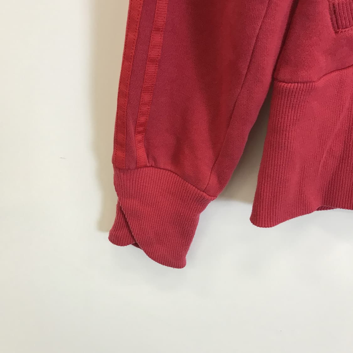 아디다스 체리레드 후드집업 [여성85] 상품이미지3