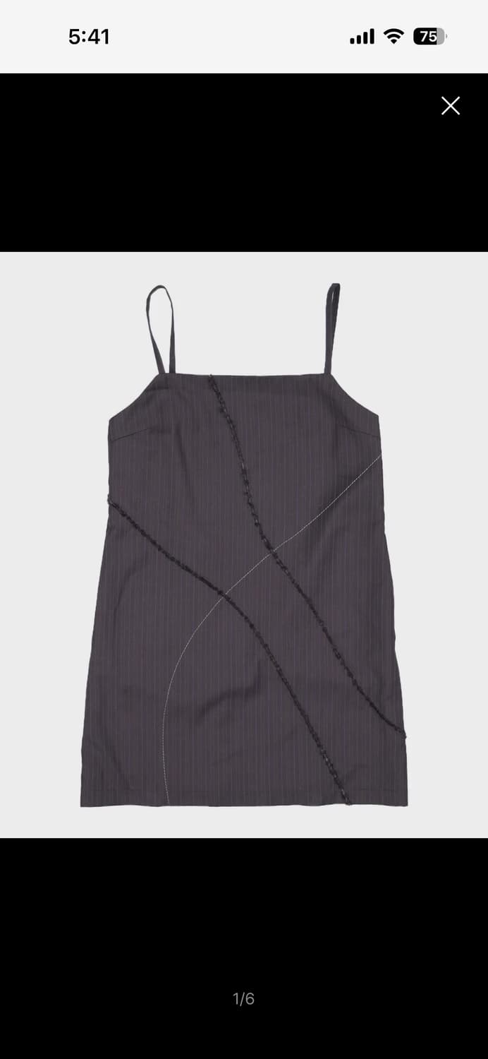 마뗑킴 21ss 다이닛 더뮤지엄비지터 미니 원피스 상품이미지1