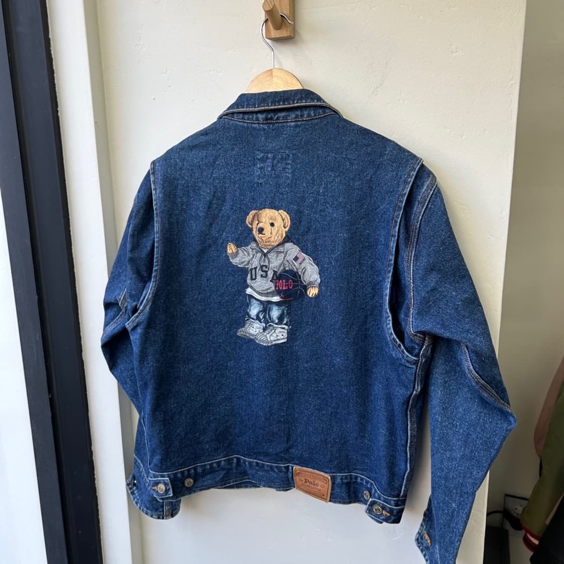 15510 - 80s 폴로 랄프로렌 베어 데님 트러커 자켓 상품이미지1