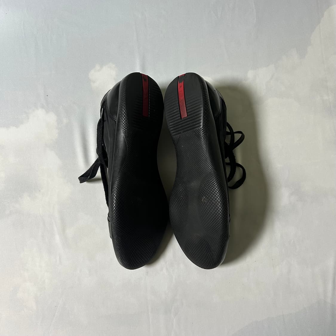 Prada sports leather flat sneakers 상품이미지5