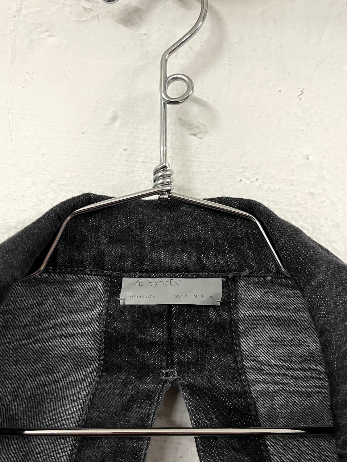 에이시네틱스 데님 크롭 블레이저 자켓 상품이미지4