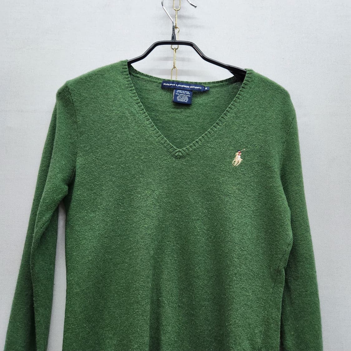 랄프로렌 스포츠 멀티포니 메리노울/캐시미어 니트M(S) 상품이미지2