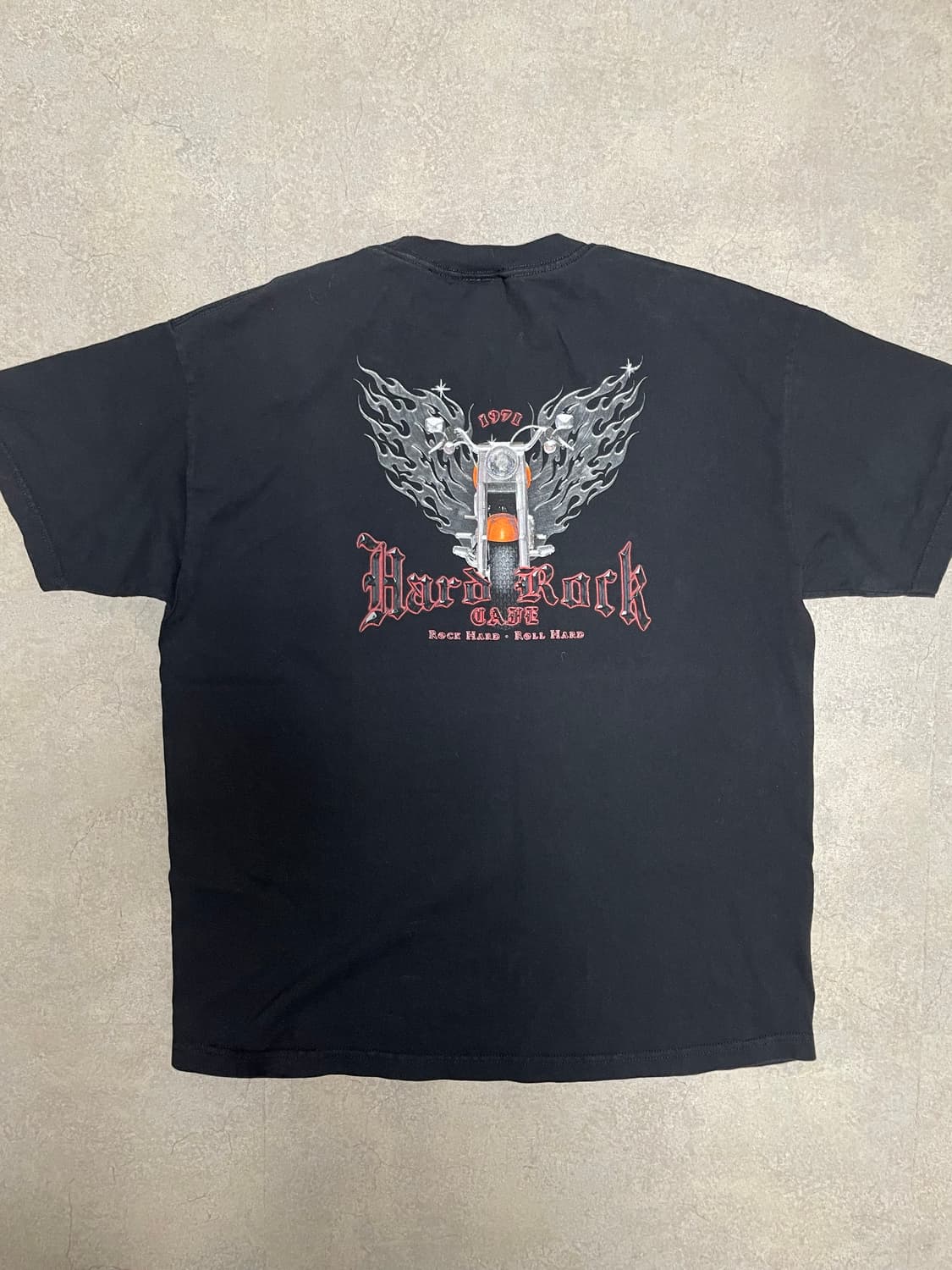 하드락 카페 웨스트코스트챠퍼스 크로스 로고 반팔 티셔츠 상품이미지3