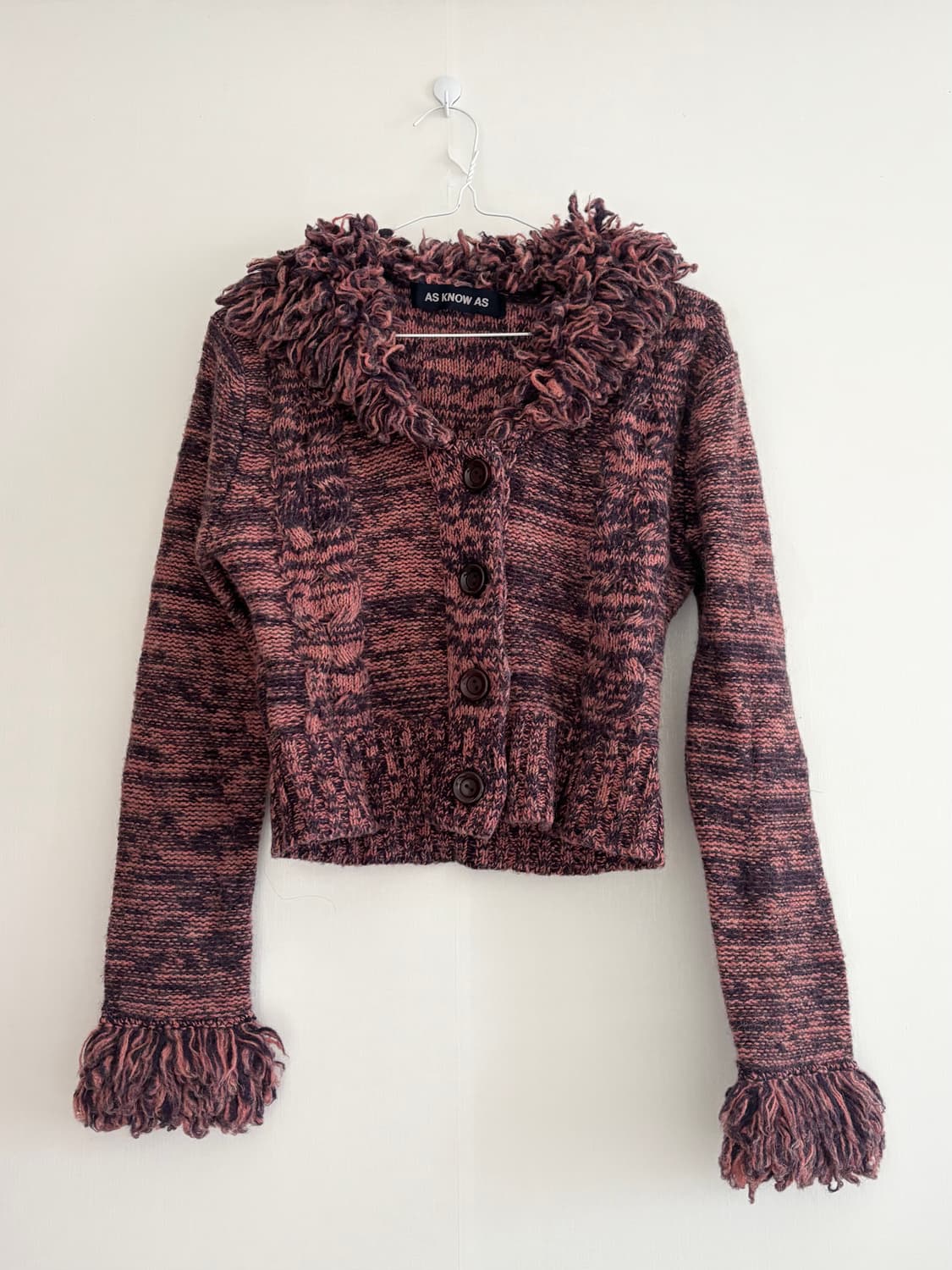 아즈노우아즈 프린지 가디건 상품이미지1