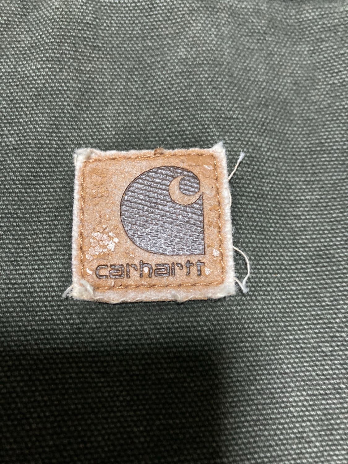 [2XL/XXL] 빈티지 칼하트 샌드스톤 베스트 조끼 / 모스 그린 상품이미지3