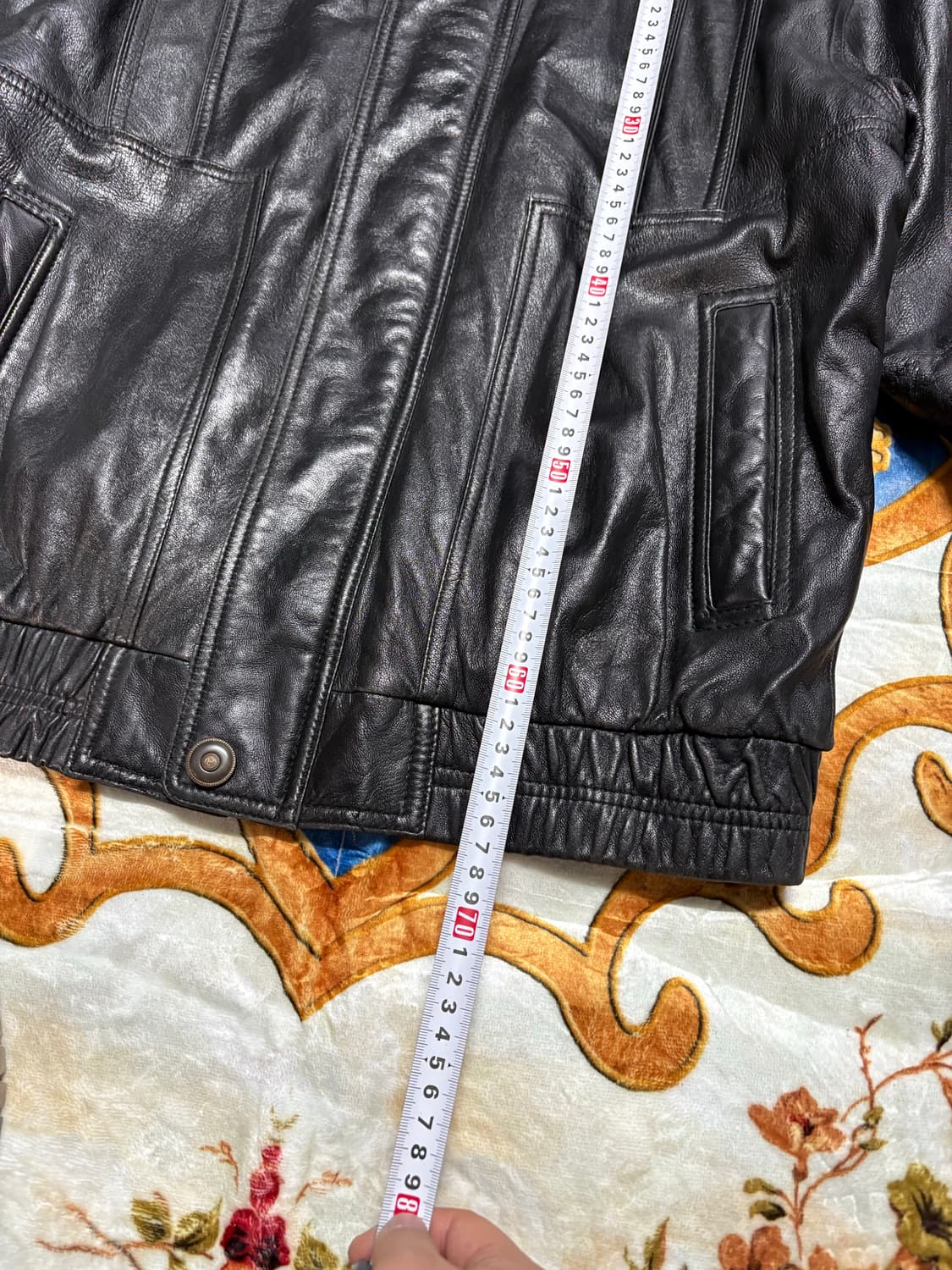 POSITANO 양가죽 G-1 봄버 무스탕 레더자켓 상품이미지8